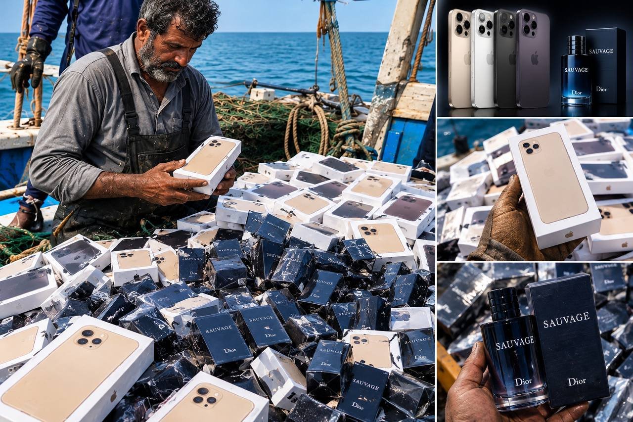 Abarobyi b’Abanya-Iran barobye imvura ya za iPhone nshya muri Hormuz