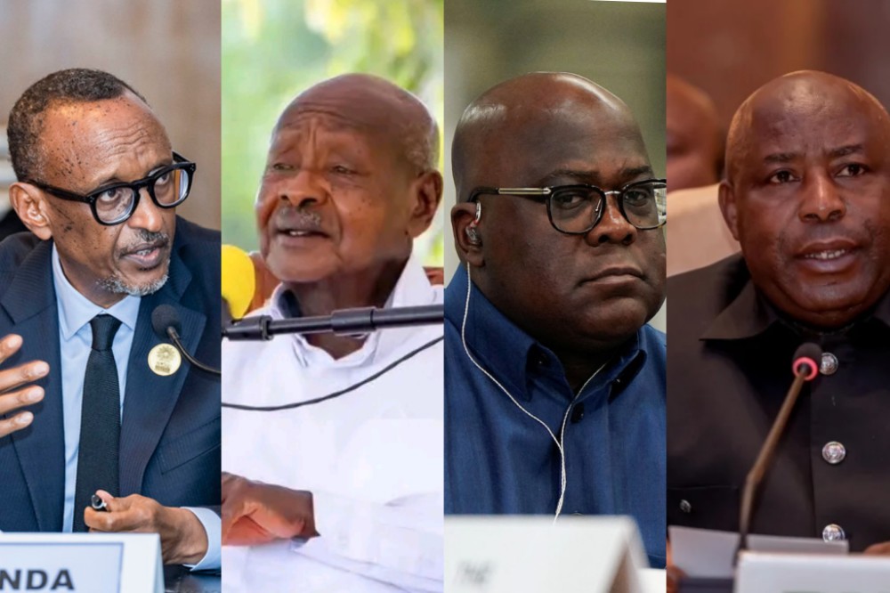 Rais Kagame, Museveni, Tshisekedi na Ndayishimiye kukutana na Putin