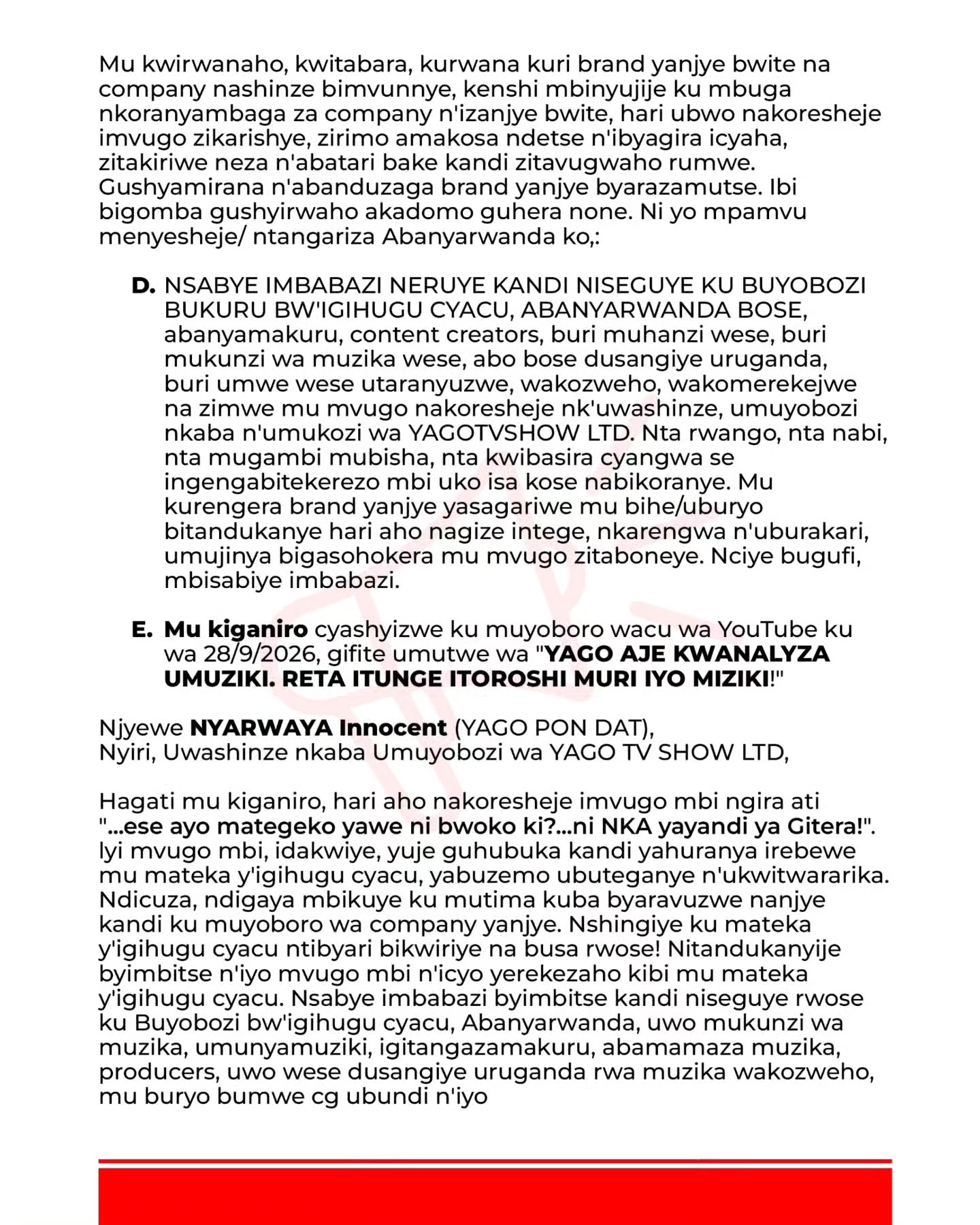 Bwiza News