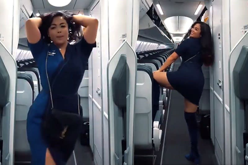 Umukozi wo mu ndege yirukanwe azira kumansurira mu kazi