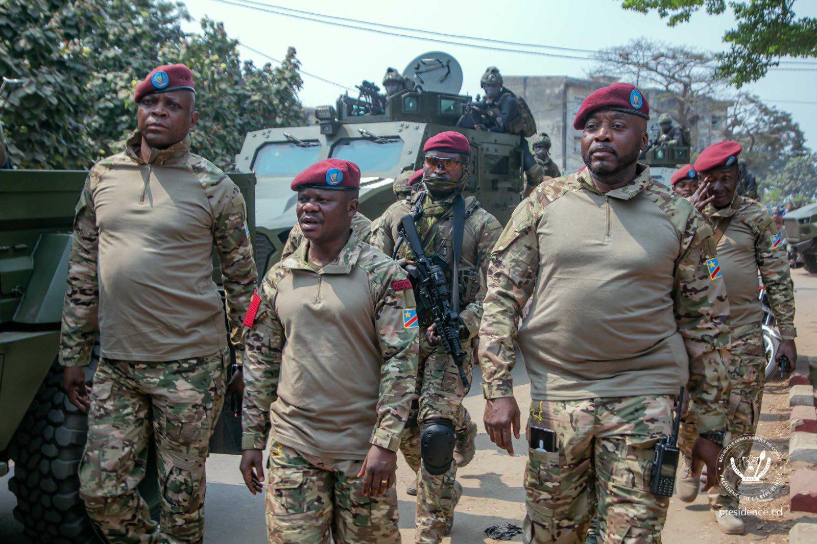 Abasirikare barinda Tshisekedi barasanye n'abapolisi