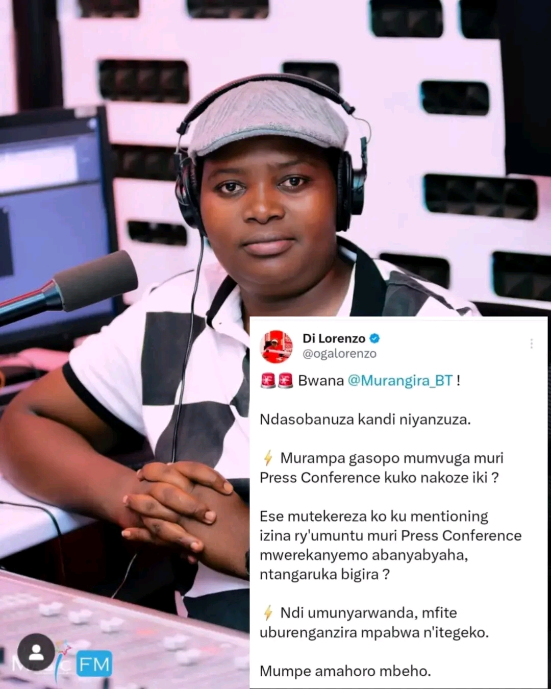 Lorenzo yasubije RIB yamuhaye gasopo