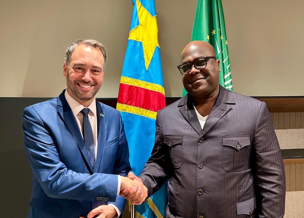 Tshisekedi na Maxime Prévot baganiriye ku ntambara ya FARDC na AFC/M23